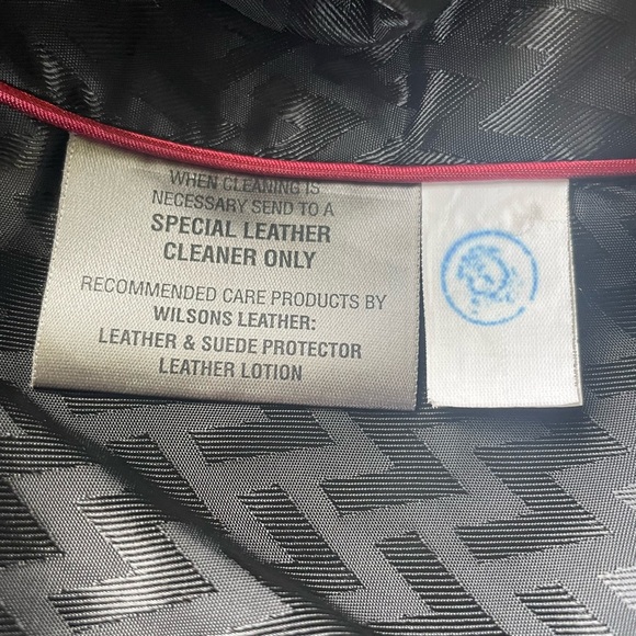 Wilsons Women’s Notched Collar Black Leather Jacket, Moto Jacket, Size Medium - Picture 5 of 7